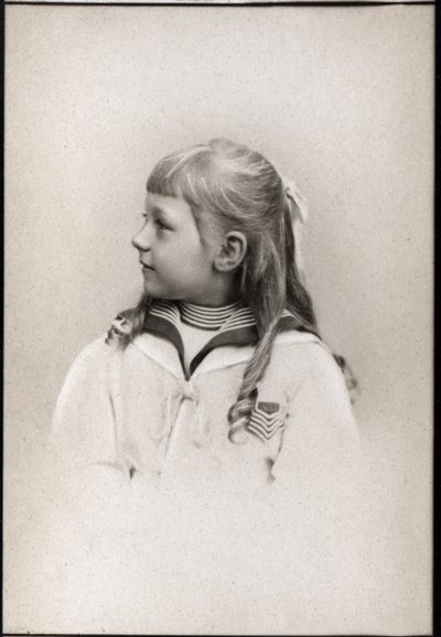 Portrait of Victoria Louise of Prussia by French Photographer